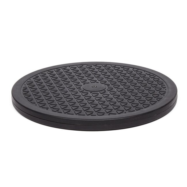 Benson Draaiplateau voor tv en speaker - zwart - Ø 25 cm - belastbaar tot 100 kg