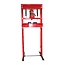 Benson Hydraulische garagepers - 12 ton - verstelbaar werkvlak - massieve constructie - rood