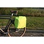 Lastpak Fiets pakaftas met regenhoes - 20 liter - rood - reflectiebanden - extra opbergvak