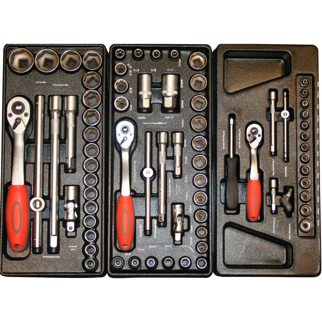 Benson Gevulde gereedschapswagen - 650-delig - 7 laden - robuust en afsluitbaar - compact formaat