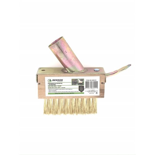 Benson Messing Voegenstaalborstel met Schraper - 3 Rijen - 141 x 73 x 122 mm Benson Messing Voegenstaalborstel met Schraper - 3 Rijen - 141 x 73 x 122 mm