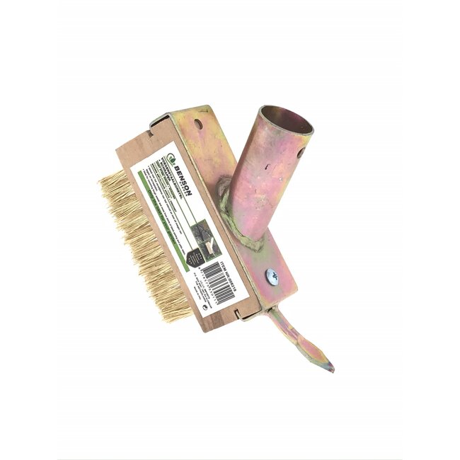 Benson Voegenstaalborstel met schraper - 3 rijen - messing - 141 x 73 x 122 mm