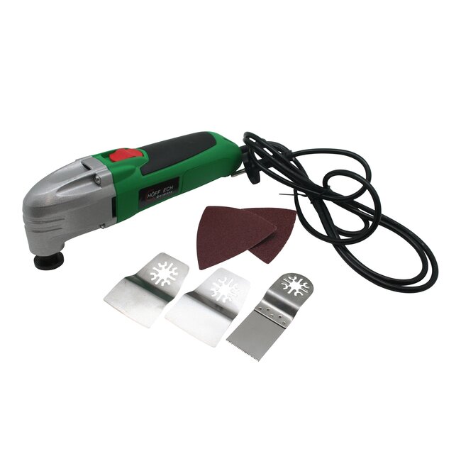 Hofftech Multitool - Oscillerend - Zagen, Schuren, Schrapen - 7-delig - 180W - 230V