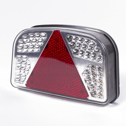 Benson Achterlicht Aanhangwagen / Caravan - 6 Functies - 240 x 150 mm. - 56-Led - Links Benson Achterlicht Aanhangwagen / Caravan - 6 Functies - 240 x 150 mm. - 56-Led - Links