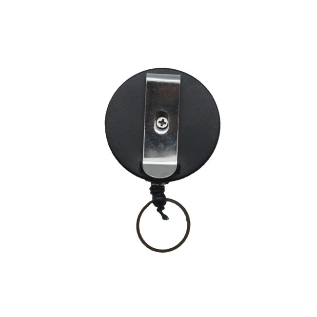 Benson Roller Clip met trekkoord - snel toegang - zwart - 70 cm koord