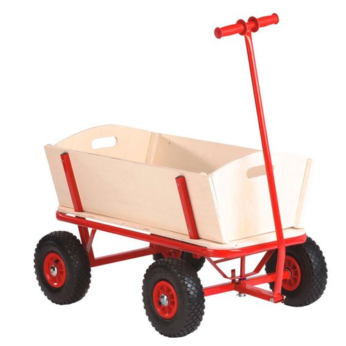Benson Bolderwagen - Bolderkar Hout - 90 x 60 x 53 cm Benson Bolderwagen - Bolderkar Hout - 90 x 60 x 53 cm