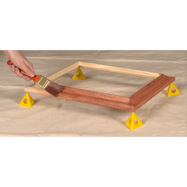 Benson Schilderpiramides - Set van 10 - Geel - Herbruikbaar - Lichtgewicht