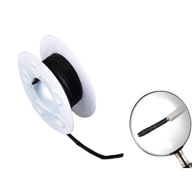 Benson Kabelbescherming - Krimpkous - 2 mm x 5 meter - Zwart - Krimpverhouding 3:1