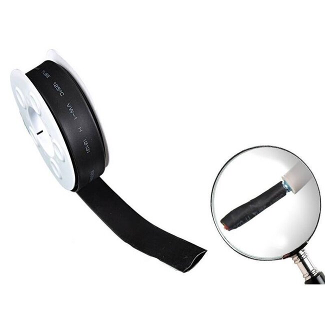 Benson Krimpkous - 13 mm - 2 meter - zwart - polyolefin - 3:1 krimpverhouding