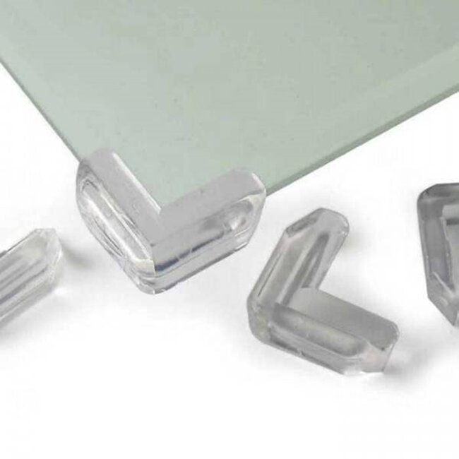 Benson Transparante hoekbeschermers - 90 graden - 4 stuks - kinderveiligheid - PVC en acryl