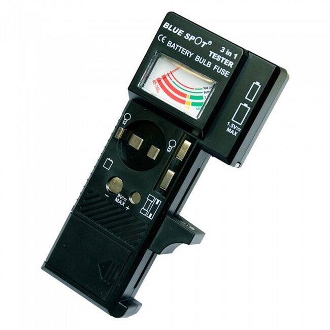 Benson Universele batterij-, lamp- en zekeringtester - compact en draagbaar