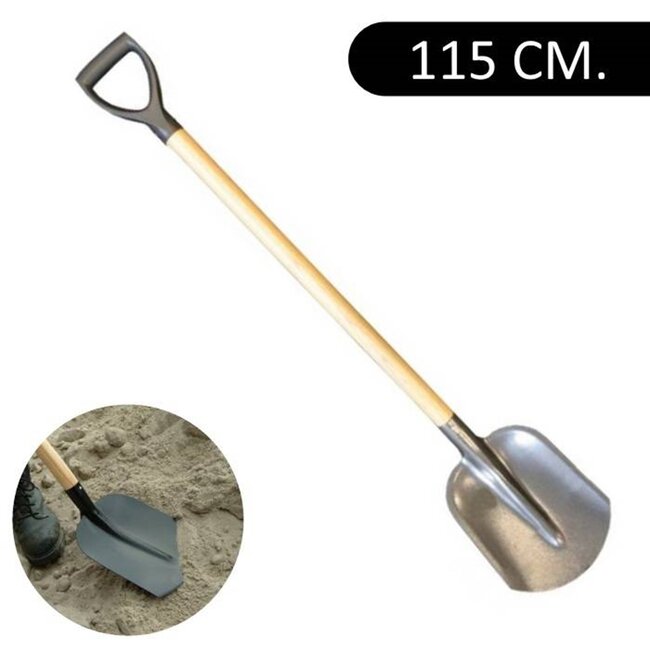 Benson Stalen bats met kunststof handgreep - 115 cm - gehard staal - vlakke randen