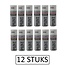 Sprayson Verf spuitbus - mat wit - 400 ml - bundel van 12 stuks