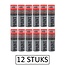 Sprayson Fluor Rood/Oranje Verf Spuitbus - 400 ml - 12 stuks - Voor Diverse Ondergronden