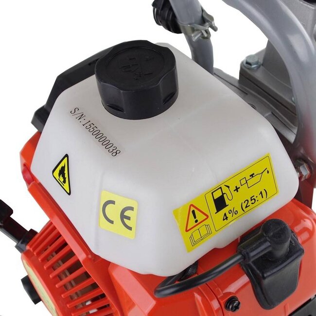 Hofftech Krachtige waterpomp - 2-takt motor - 1.5 kW - compact en lichtgewicht - corrosiebestendig - ideaal voor tuin en zwembad