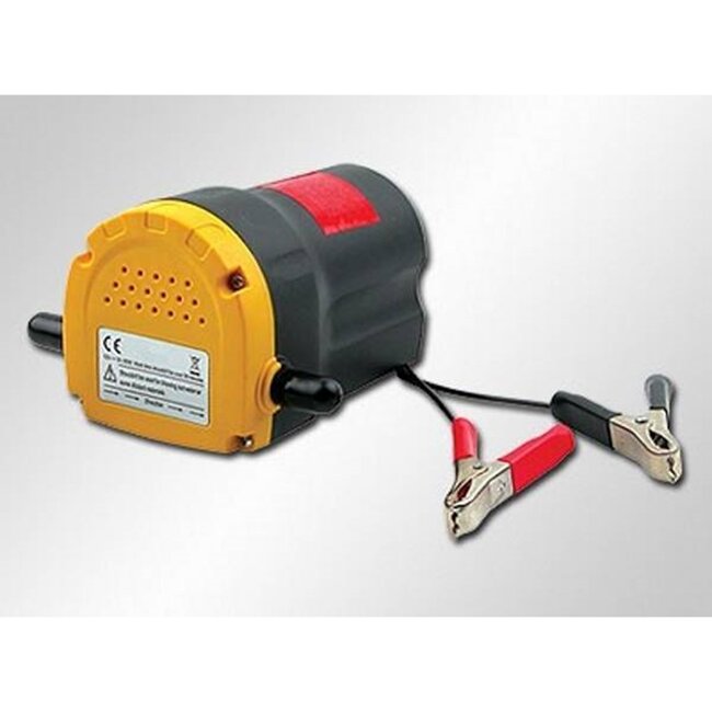 Hofftech Vloeistofpomp - 12V - Voor olie - 3 liter per minuut - Inclusief slangen en accuklemmen