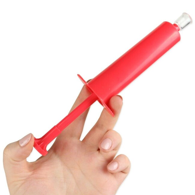 Lifetime Antigifspuit set - Beten & steken - Vacuümpomp - 6-delig - Rood/geel