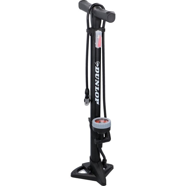 Dunlop Hogedruk Fietspomp met Manometer - Maximaal 11 Bar