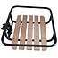 Benson Stalen fietsvoordrager - Houten steun - 24-28 inch - Zwart - Inclusief montagemateriaal