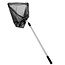 Benson Opvouwbaar schepnet - Telescoopsteel - Non-slip handvat - 170 cm - Aluminium