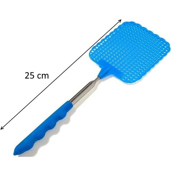 Benson Uitschuifbare vliegenmepper - telescopisch - 25 tot 47,5 cm - comfortabel - compact