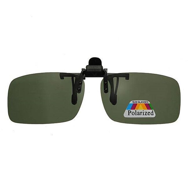 Benson Polariserende clip-on overzetzonnebril - 100% UV-bescherming - Polycarbonaat - 56 mm