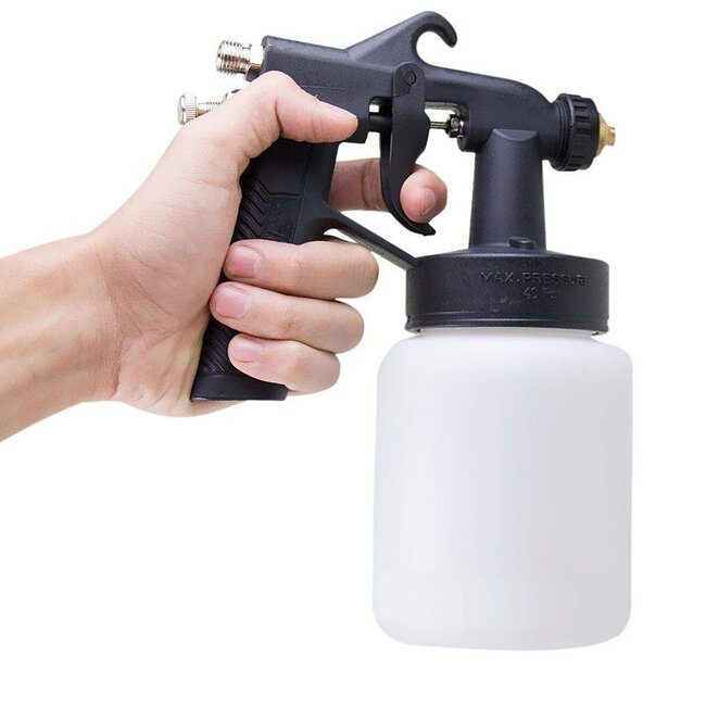 Hofftech Airbrush spuitpistool - 600 ml - voor secuur spuitwerk