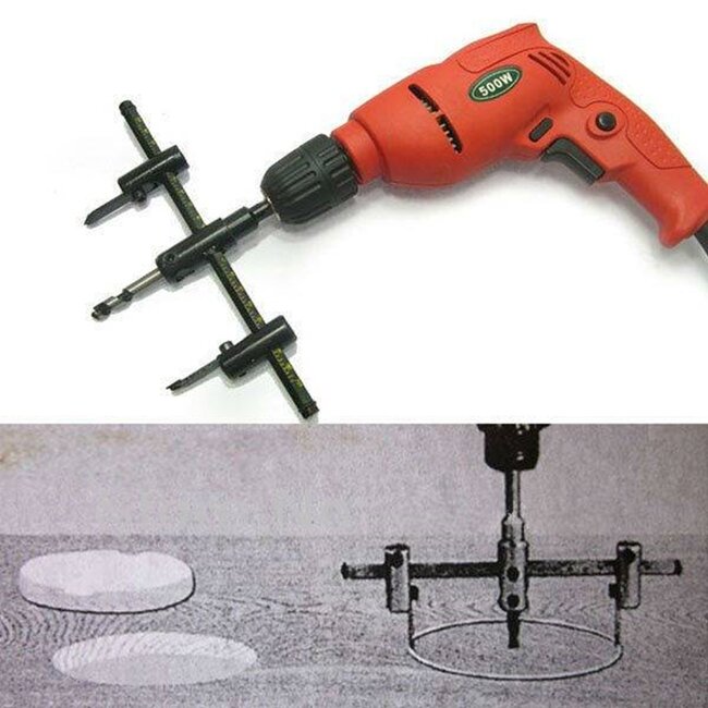 Benson Cirkelsnijder - Hardmetaal - Ø 30-120 mm - Voor Diverse Materialen