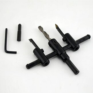 Benson Cirkelsnijder - Hardmetaal - Ø 30-120 mm - Voor Diverse Materialen