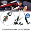 Hofftech Oplaadbare LED motorkaplamp - verstelbaar - 1400 lumen - 120-170 cm - 360 graden draaibaar