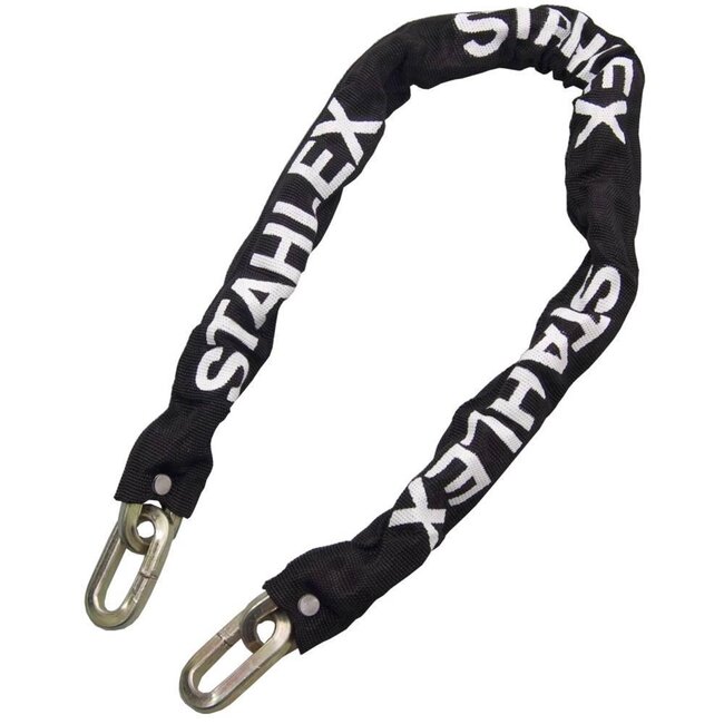 Stahlex Vierkante geharde ketting - 8 x 1200 mm - zwart