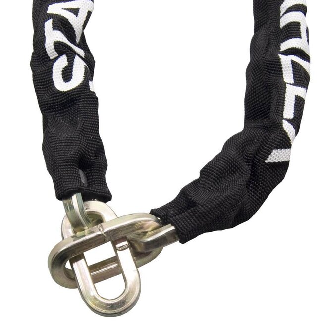 Stahlex Vierkante geharde ketting - 8 x 1200 mm - zwart