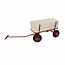 Benson Houten bolderkar - luchtbanden - 90x60x53 cm - draagvermogen 100 kg