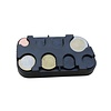 Benson Euro Munthouder - Zwart - 10 x 5.2 cm Benson Euro Munthouder - Zwart - 10 x 5.2 cm