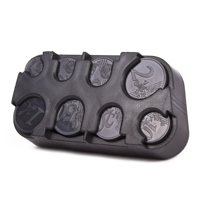 Benson Euromunt houder - Handig - Compact - Zwart - 10 x 5.2 cm