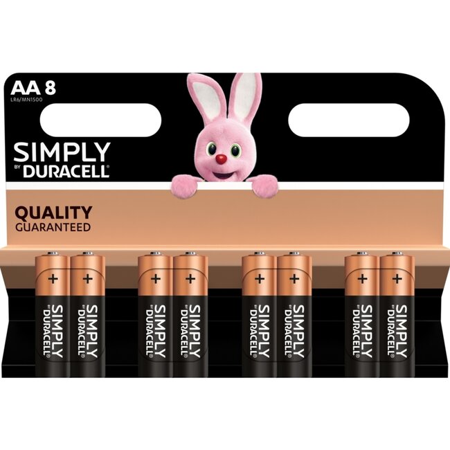 Duracell Duralock LR6 AA Batterijen 8 - Pack