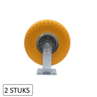Benson Bokwiel met anti-lek band - robuust ontwerp - maximale belasting 130 kg - set van 2