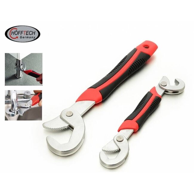 Hofftech Universele steeksleutelset - Automatisch aanpassen - 9-32 mm - Set van 2