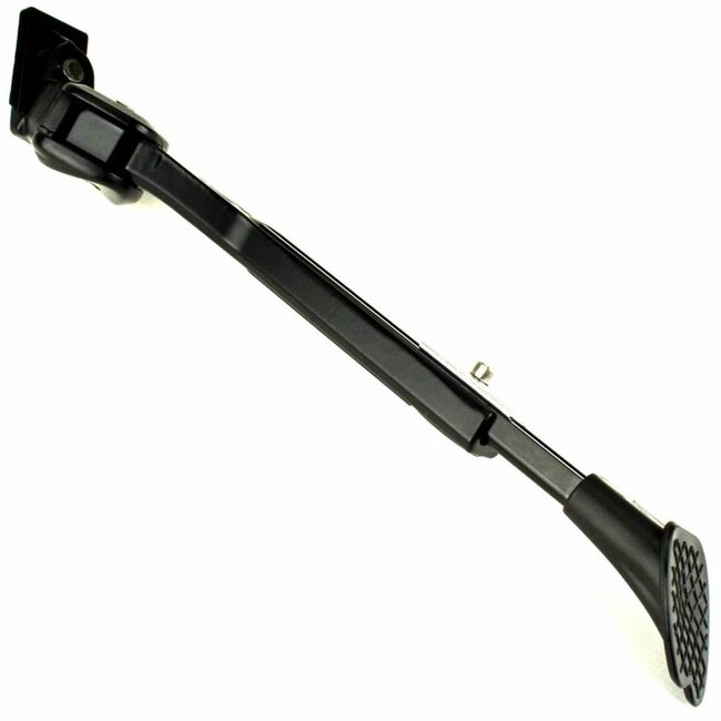 Benson Verstelbare fietsstandaard - aluminium - zwart - 22-30 cm - robuust en corrosiebestendig