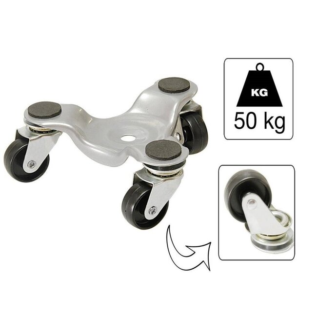 Benson Meubelroller met 3 zwenkwielen - Max 60 kg - Beschermt je vloer