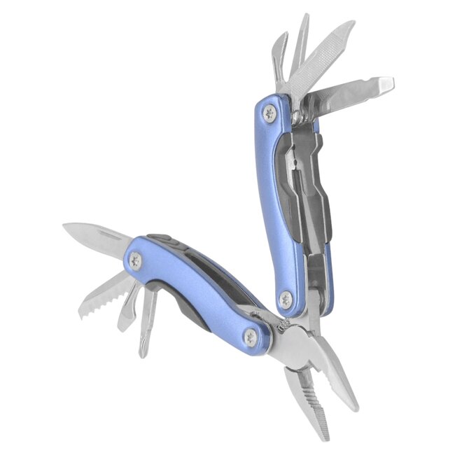 Benson Multitool set mini - 12 functies - robuust staal - 7 cm - modern design