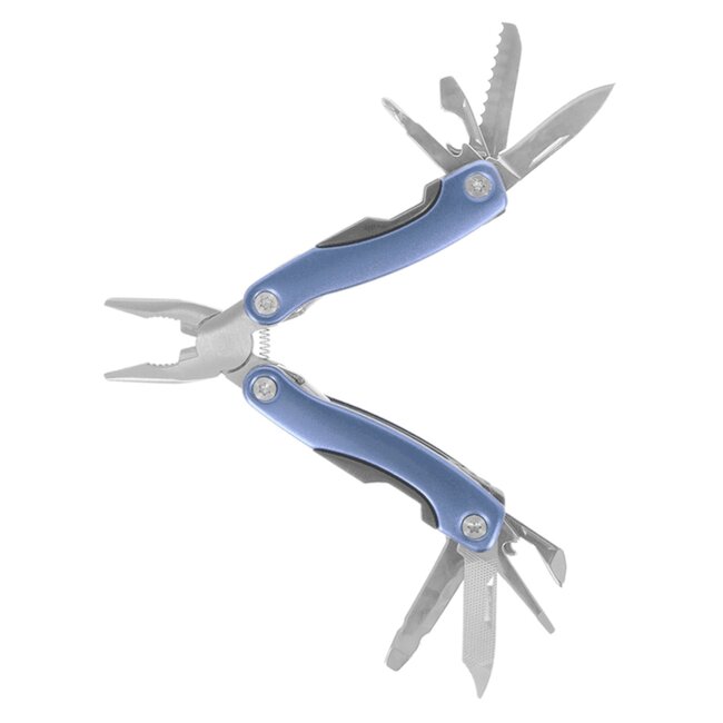 Benson Multitool set mini - 12 functies - robuust staal - 7 cm - modern design
