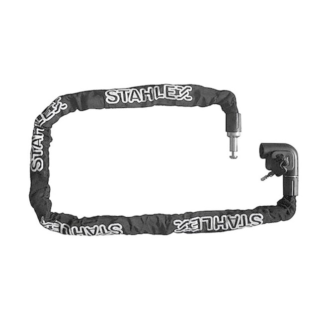Stahlex Kettingslot - gehard staal - 7 mm schakels - 120 cm - inclusief 2 sleutels