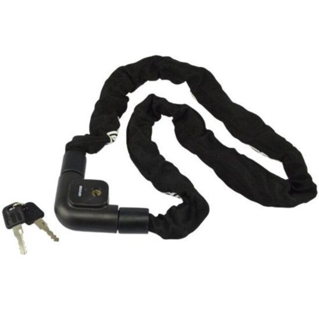 Stahlex Kettingslot - gehard staal - 7 mm schakels - 120 cm - inclusief 2 sleutels