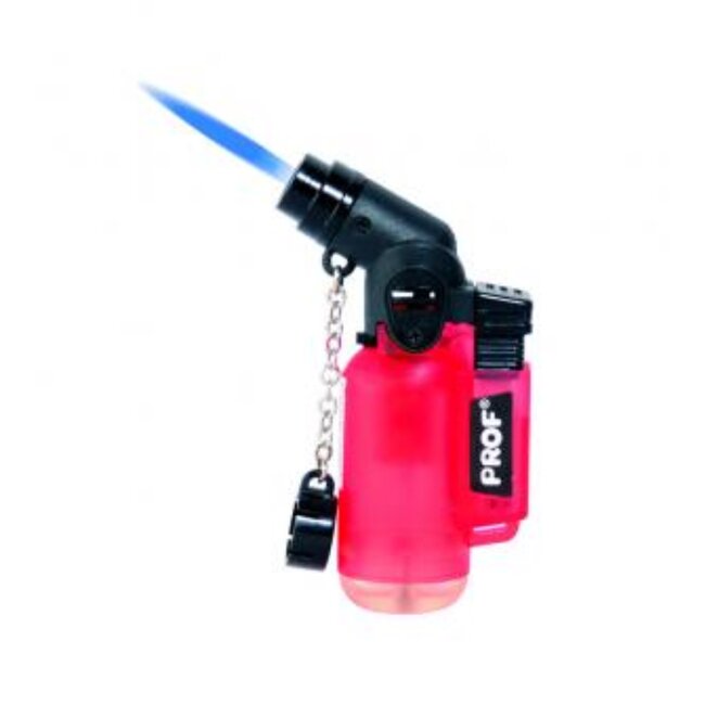 Prof Navulbare stormaansteker - windproof vlam - kinderveilig - 8 cm - mix kleuren