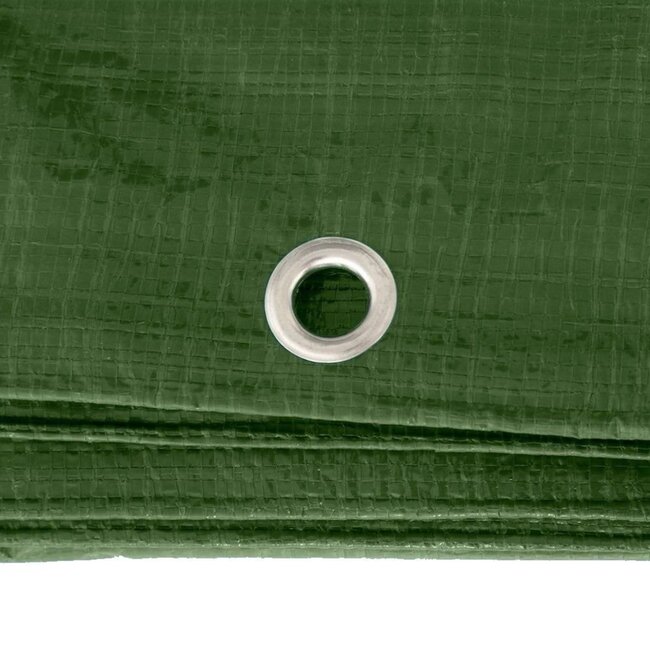 Benson Duurzaam afdekzeil - versterkte zomen - stevige ringen - 4 x 5 meter - groen