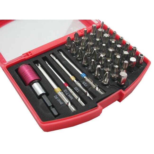 Benson 42-delige bitset - magnetische houder - chroom vanadium staal - inclusief opbergbox