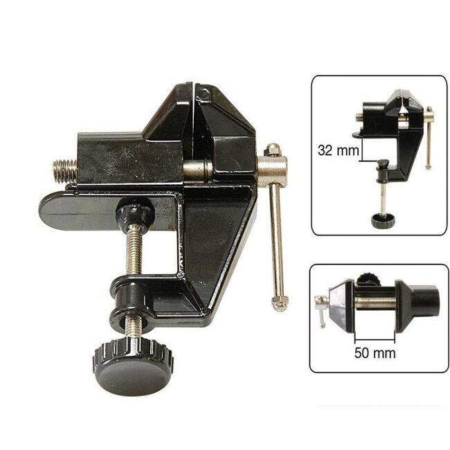 Benson Mini-bankschroef - Aluminium - 45 mm bek - Compact en handig