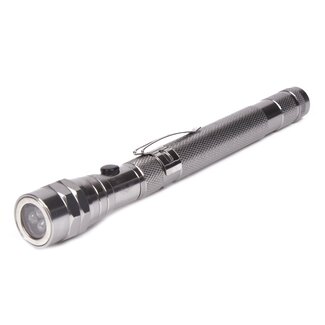 Hofftech Flexibele telescopische zaklamp - magnetisch - 17-56,5 cm - 3 LED's - energiebesparend