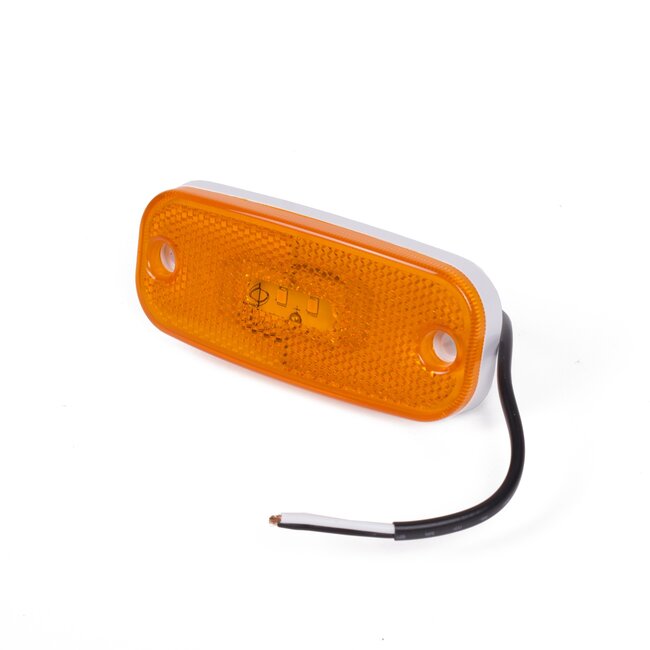 Benson LED zijmarkering - reflector - oranje - 111 x 45 mm - 12-24V